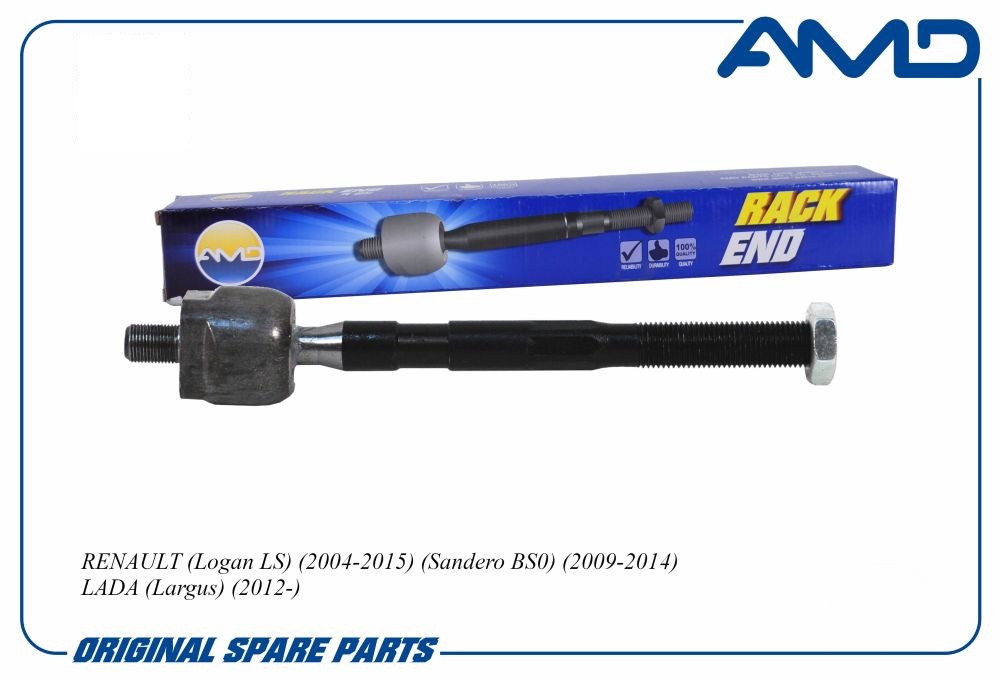 Тяга рулевая Lada Largus 12-; Renault Logan 04-, Sandero 07-14 \ AMD AMDRE331