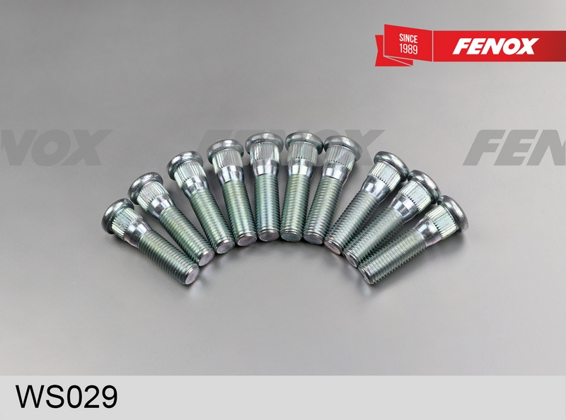 Шпилька колеса M 12 x 1.5 x 53 Toyota Hiace 83-, Hilux 83-, Land Cruiser Prado 02- \ FENOX WS029