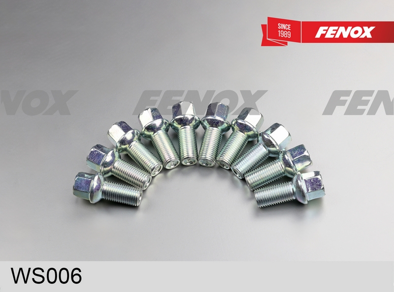 Болт колеса М14 x 1,5 x 27 Цинк сфера ключ 17 VAG \ FENOX WS006