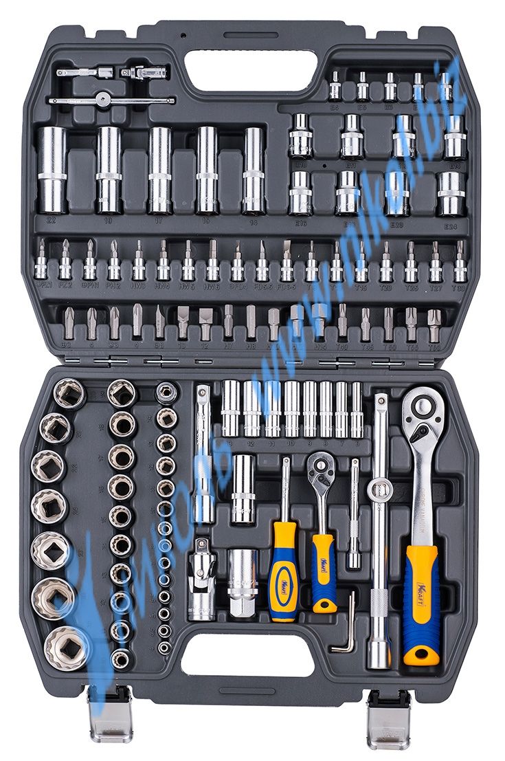 Набор инструмента KRAFT PRO 108 пр 1/2", 1/4" 12 гр.