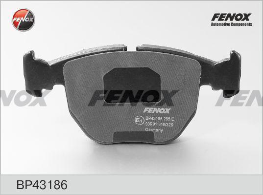 Колодки тормозные BMW 5 (E39) 95-04, 7 (E38) 94-04, X5 (E53) 00-06 передние \ FENOX BP43186