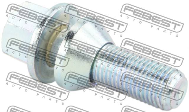 Болт колеса М14 x 1.5мм, L=61мм Volvo S60, S80, V70, XC70, XC90 \ FEBEST 2785B-001