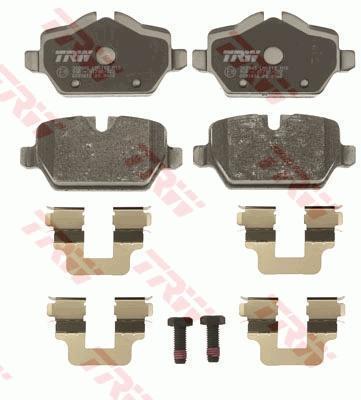 Колодки тормозные BMW 1 (E81, E87) 04-12, 3 (E90) 04-11 задние \ TRW GDB1612