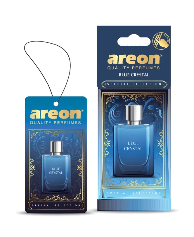 Ароматизатор на зеркало Areon SPECIAL SELECTION Blue Crystal