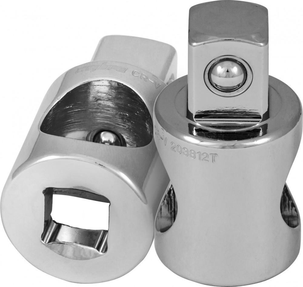 Переходник 3/8'' - 1/2'' с отверстием под вороток Ombra 