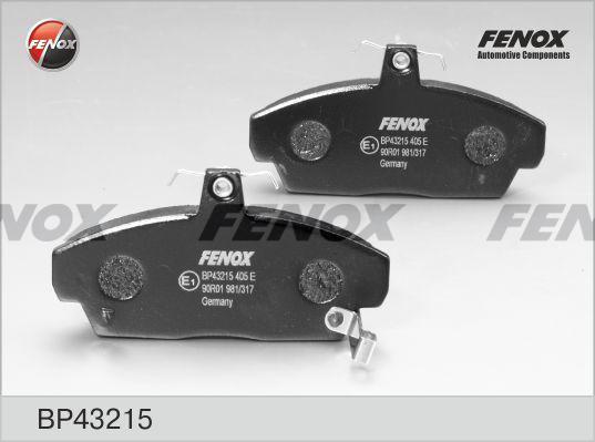 Колодки тормозные Honda Civic 95-; Rover 200/400 90-; Г-3302 передние \ FENOX BP43215