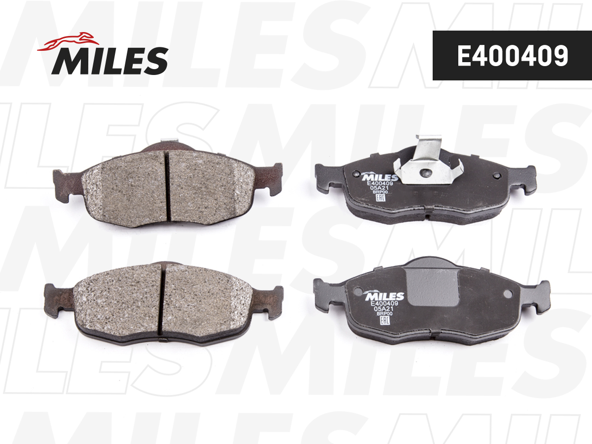 Колодки тормозные MILES Low-metallic FORD SCORPIO 2.5T/2.9 94>98/MONDEO 92>/96>00 без датч.передние