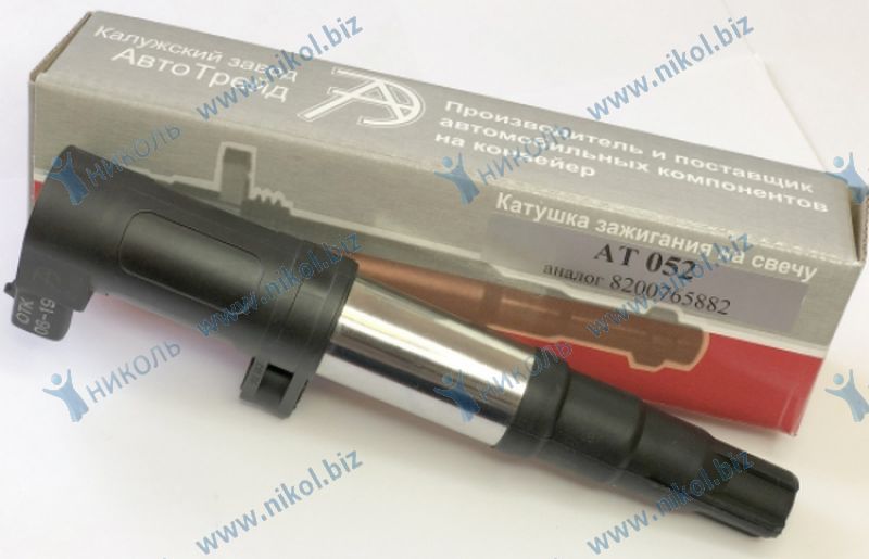 Катушка зажигания Lada Largus 16V 12-; Renault Logan 04-, Duster 10-; Nissan Almera 12- 16 АвтоТрей*