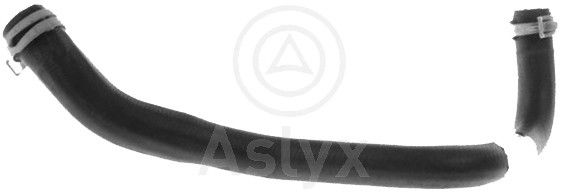 Патрубок радиатора FORD FIESTA '02 1.4D-1.6D_ASLYX