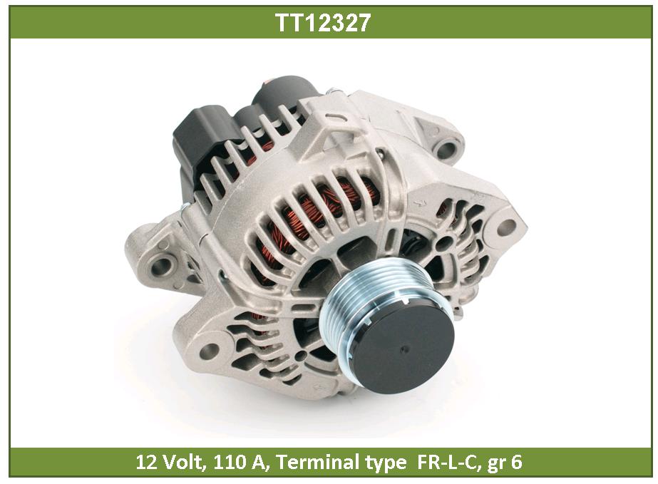 Генератор Hyundai iX35 10-; Kia Sportage III 10-, Optima 11- 2.0i, 2.4i 110A Tesla Technics