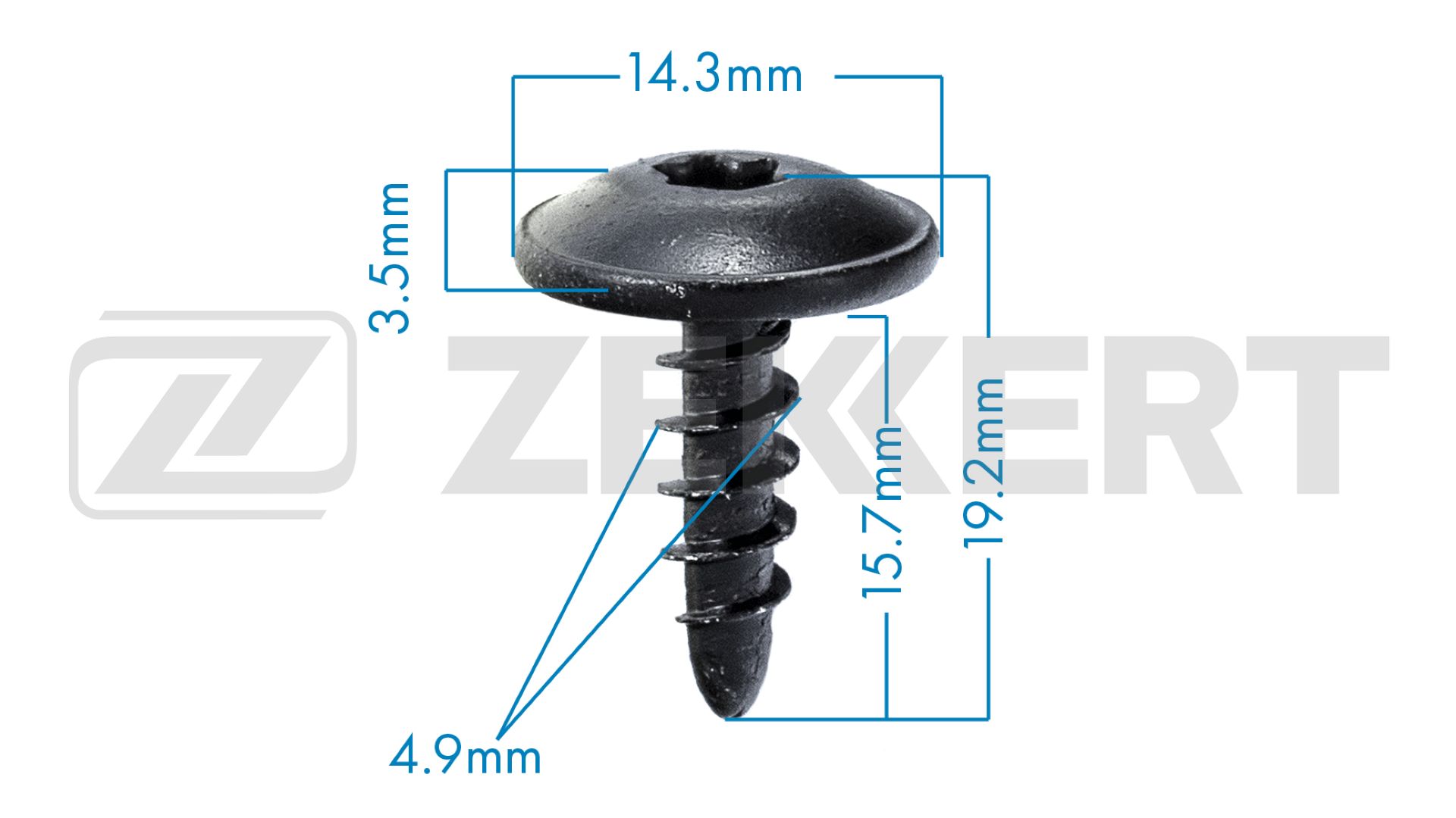 Саморез ZEKKERT BE1089 VAG