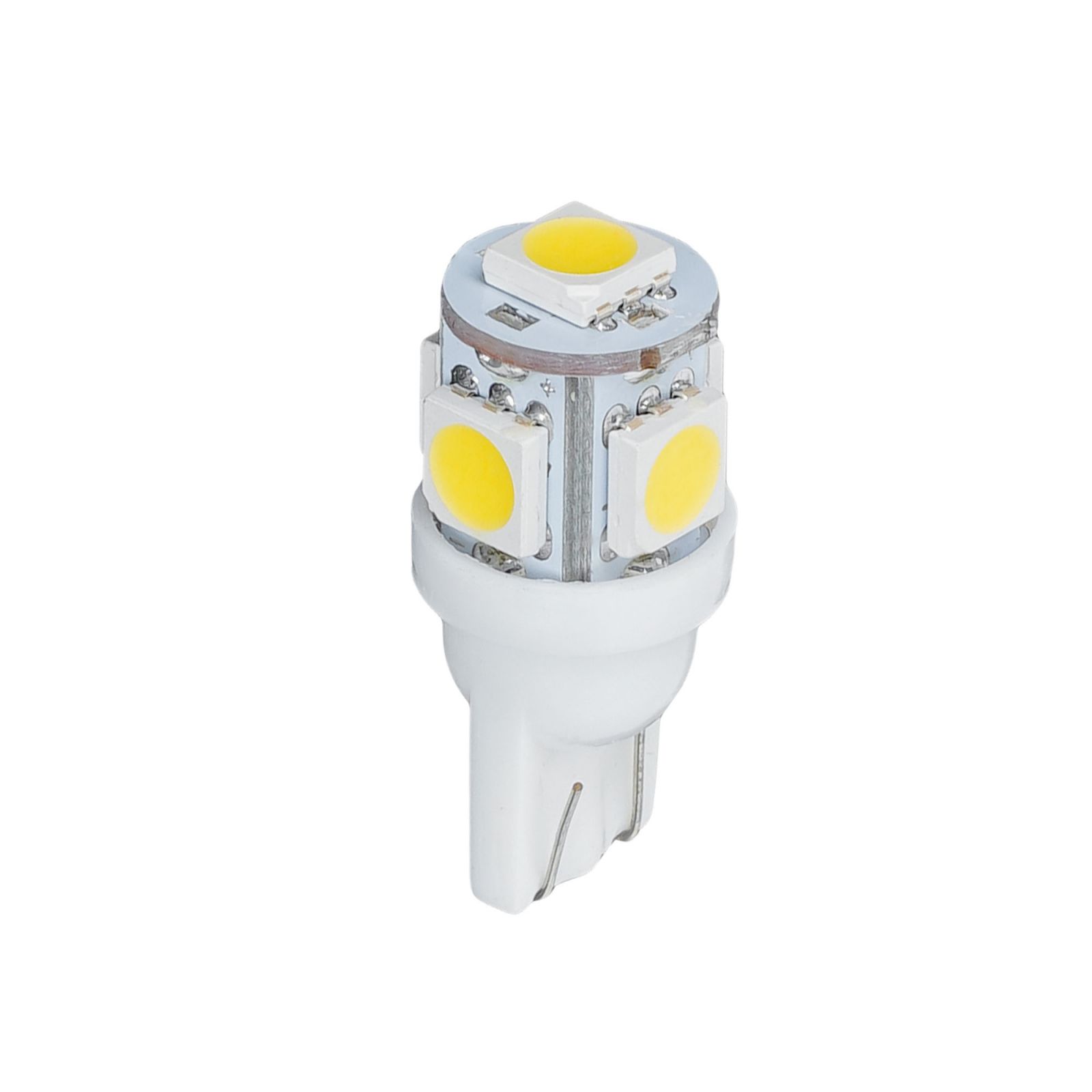 Лампа светодиодная T10 (W5W) 24 В 0,6 Вт 6000K 5LED Поляр. Airline