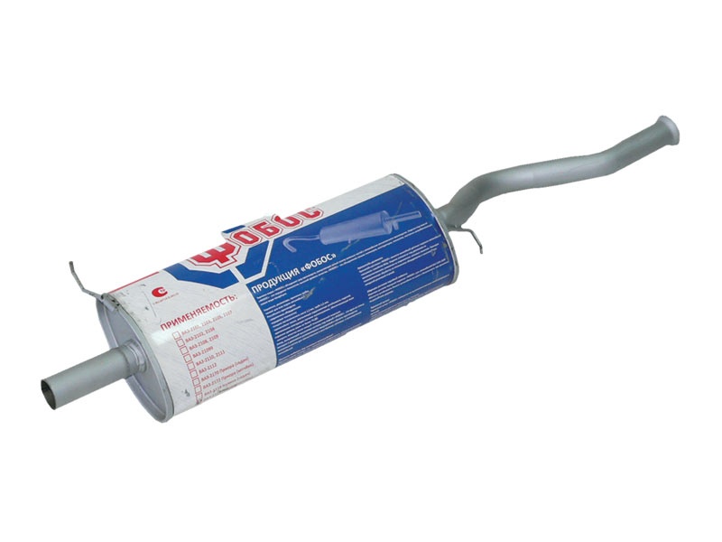 Глушитель для а/м ВАЗ 1119 (Калина-хетчбэк) "Фобос" закатной / 1119-1200010