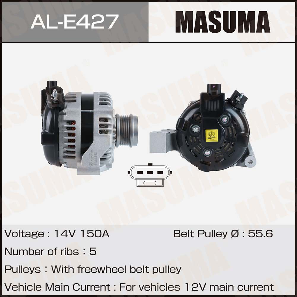 Генератор VOLVO / B5244S4 B5244S5 (14V/150A) Masuma