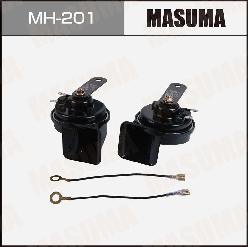 Сигналы звуковые , 12V 105-118dB 80мм Masuma