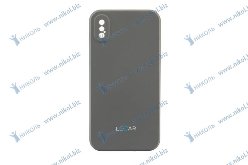 Чехол защитный для телефона iPhone X силикон LECAR