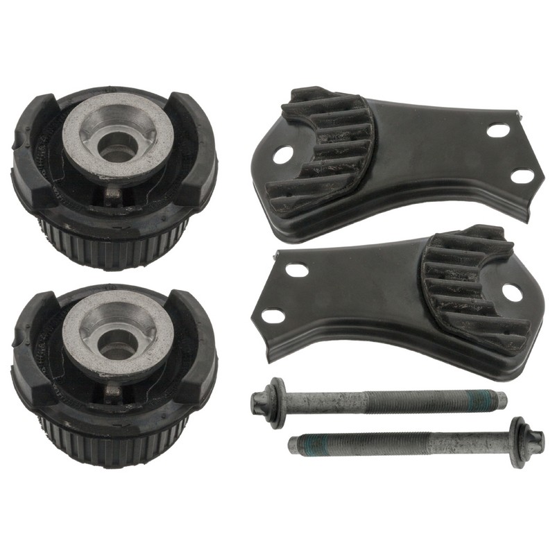 С/блок FEBI MERCEDES-BENZ / 204 351 08 42 S2 / axle beam mounting kit,drive train,rubber- / rubber-meta