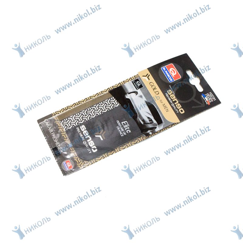 Освежитель подвесной Dr.Marcus Senso Elite Gold (картон)