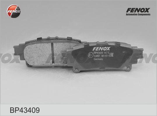 Колодки тормозные Toyota Highlander 13-, Prius 12-; Lexus RX 08-, IS250 13- задние \ FENOX BP43409
