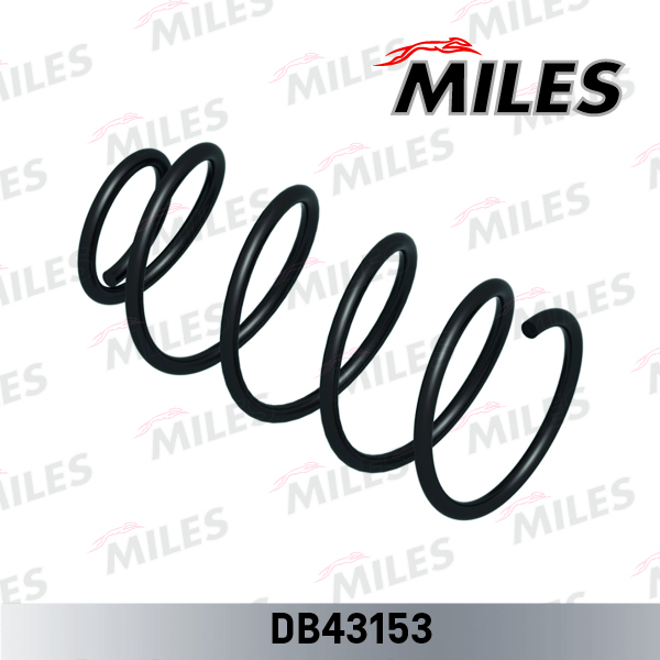 Пружина NISSAN ALMERA II 1.8/1.5DCI 00- передняя MILES