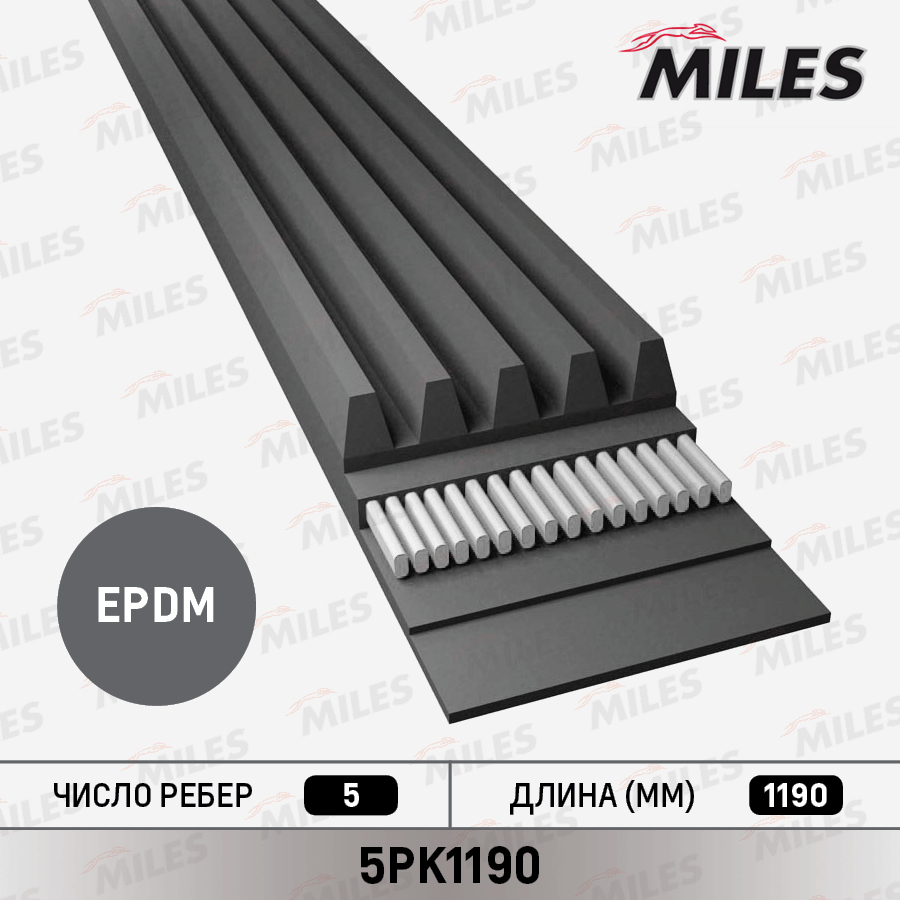 Ремень поликлиновой MILES