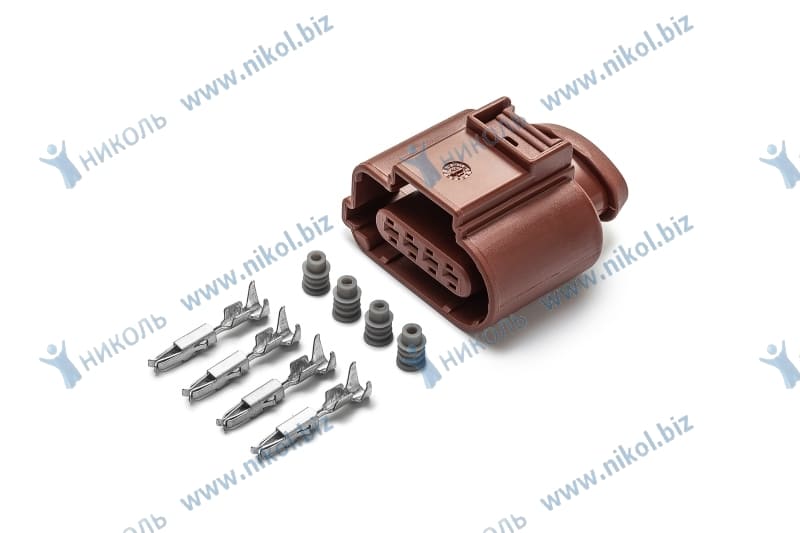 Колодка 4 конт. лямбда-зонда Cargen