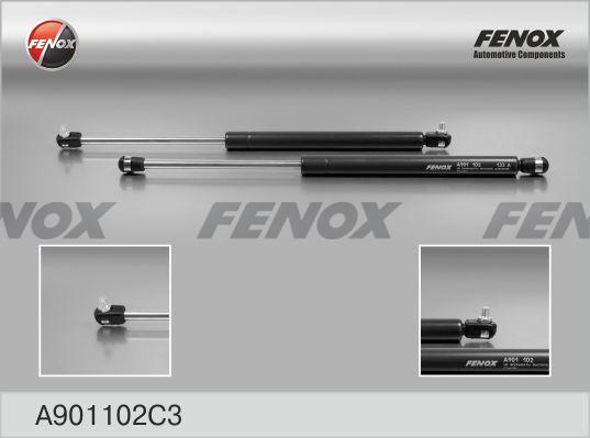 Амортизатор задней двери для а/м ВАЗ 2108 усиленный \ FENOX A901102C3
