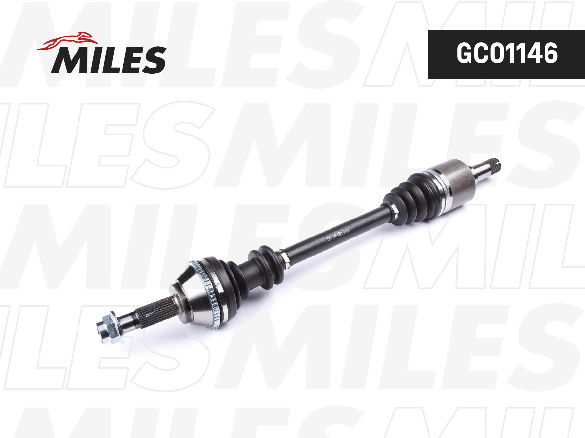 Привод ШРУС левый в сборе для а/м Citroen JUMPER/FIAT DUCATO/PEUGEOT Boxer 1.9-2.8 94-02 с ABS MILES