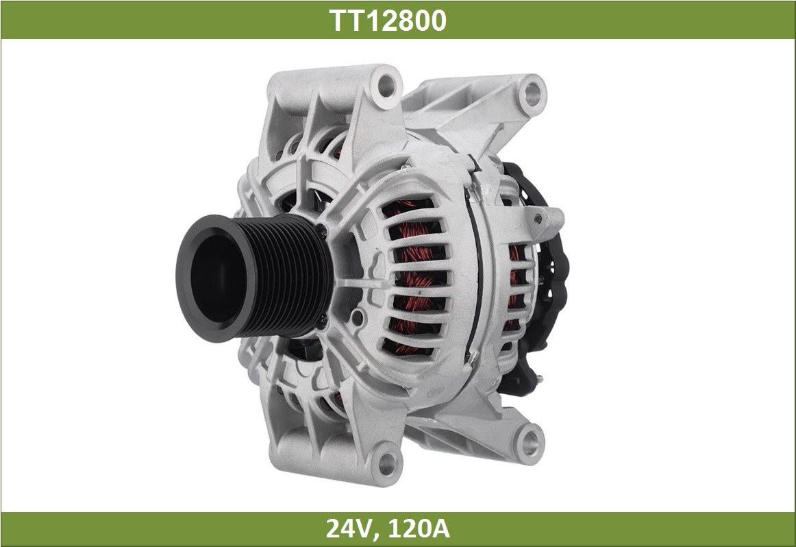 Генератор CATERPILLAR 1996-2010 323 /320B2 /950K/ 966H /924K 24V, 120A Tesla Technics