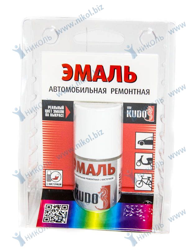 Краска кисточка ЛАДА (240) белое облако KUDO (15мл)