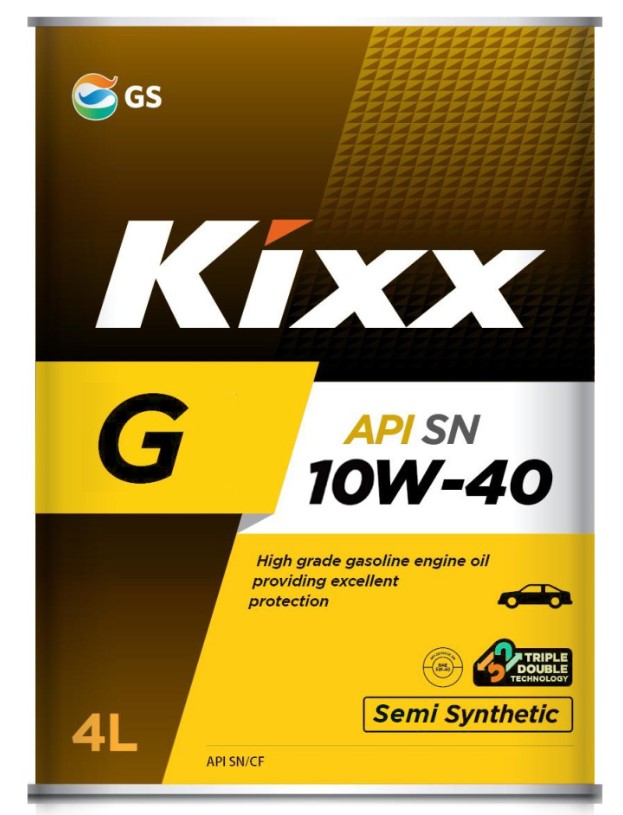 Масло Kixx 10/40 DX5 CG-4 полусинтетическое 4л 
