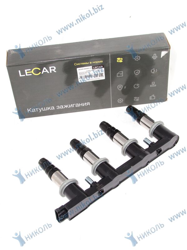Катушка зажигания Chevrolet Aveo (02-), Cruze (09-15), Orlando (09-15) LECAR