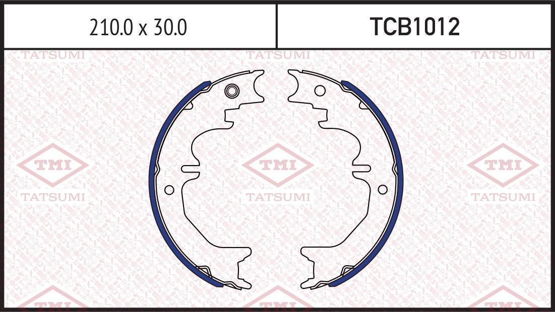 Колодки тормозные TATSUMI TOYOTA Land Cruiser 75->LEXUS GX 01->