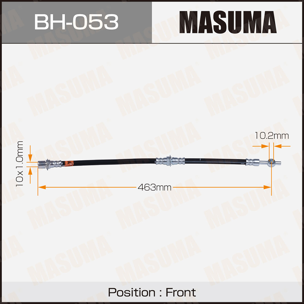 Шланг тормозной Toyota TOWNACE / CR3#, YR30G front Masuma
