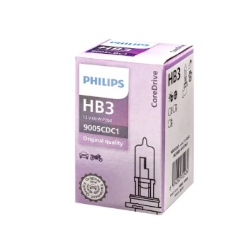 Лампа 12 В HB3 60 Bт галогенная Philips CoreDrive 1шт+ QR код подлинности