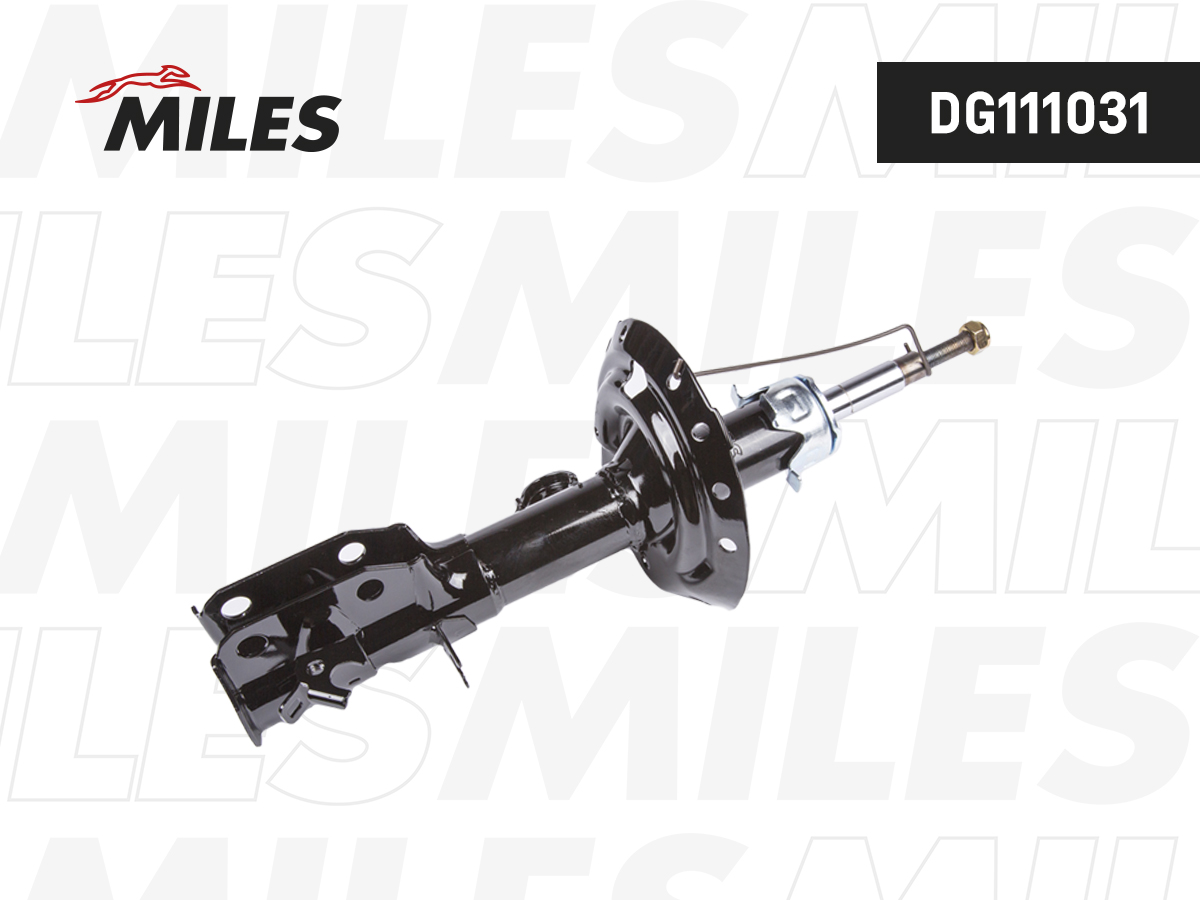 Амортизатор MILES Honda Jazz/Fit 14- пер.лев.газ