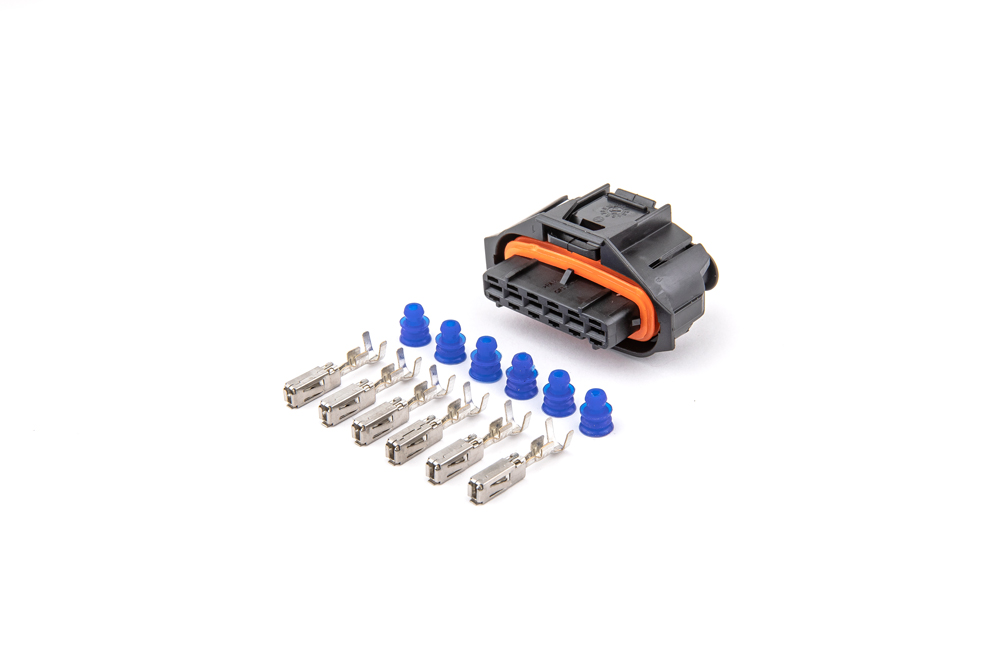 Разъем 1928403740 (6pin) 6 контактов электронной педали газа E-GAS, катушки зажигания для Alfa Romeo, Fiat, для а/м Lada (для а/м ВАЗ), Opel, Saab, Suzuki.