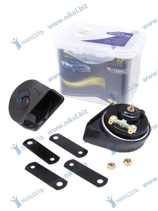 Сигнал звуковой ракушка 2 тона 12V, 410/510Hz HT-1269