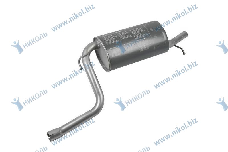 Глушитель Ford Focus II (05-) 1.4-1.6л. нерж. LECAR 1234018