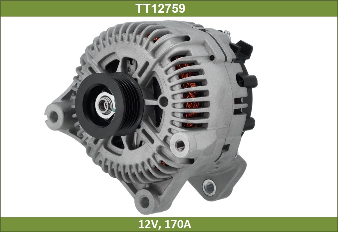 Генератор BMW X5 (Е70) 07-, X6 (Е71) 08-, 3.0d 170A Tesla Technics