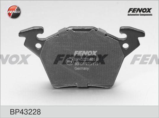 Колодки тормозные MB V-Class I (W638) 96-, Vito (W638) 96- задние дисковые \ FENOX BP43228
