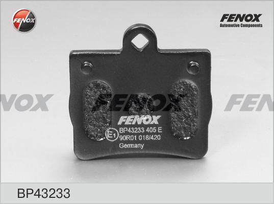 Колодки тормозные MB C-Class (W202) 93-, C-Class (W203) 02- задние дисковые (GDB1283) \ FENOX BP43233
