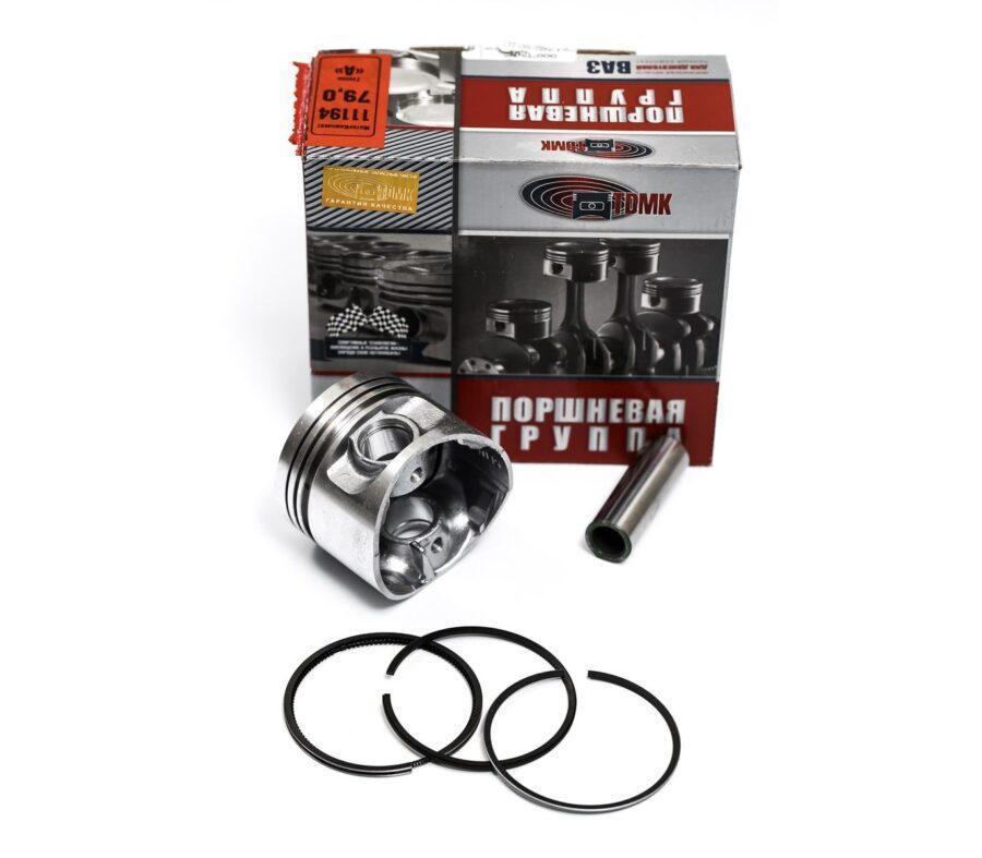 Поршни для а/м ВАЗ 11194 ф 79,0 группа В с проточкой (кольца, пальцы) TDMK