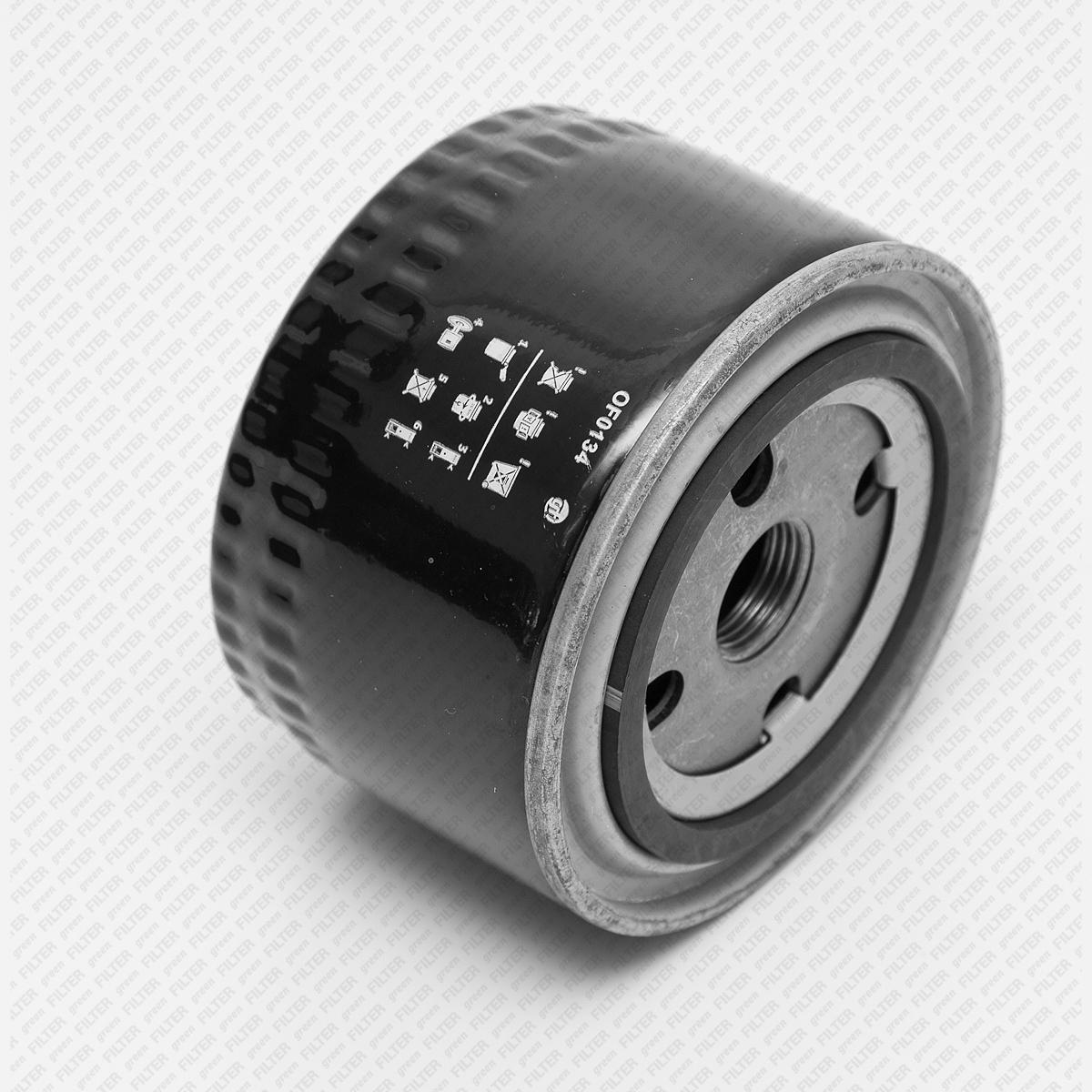 Фильтр масляный GREEN FILTER для а/м Lada Vesta/Kalina/Priora/Samara 84-> FORD Scorpio/Sierra 86->