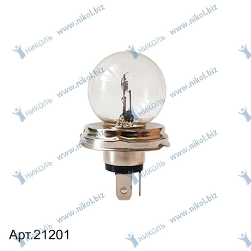 Лампа R2 12 V 45/40 W (фарная) LONGTEK P45t