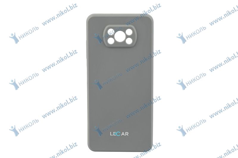 Чехол защитный для телефона Xiaomi Poco X3 силикон LECAR