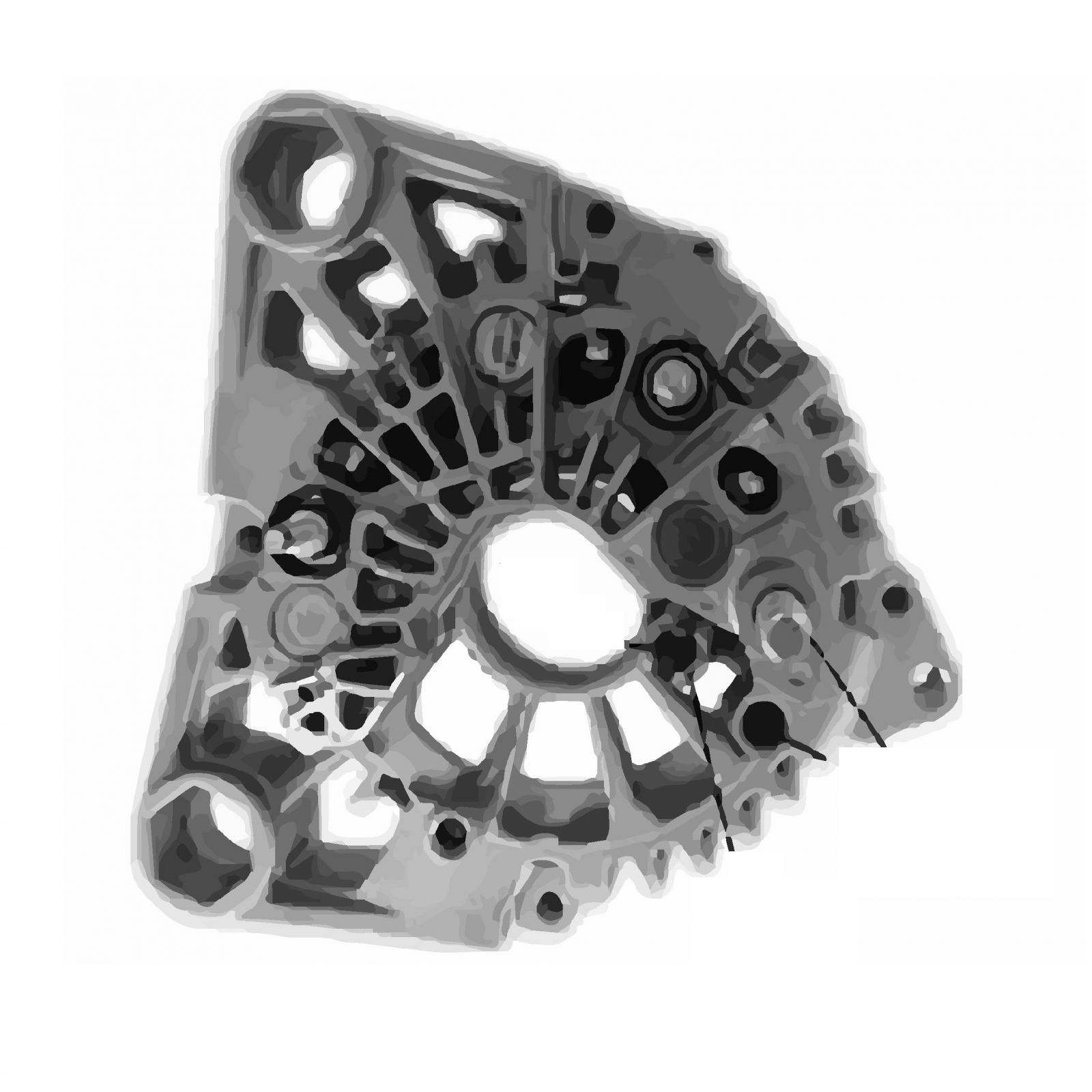 Мост диодный генератора Renault Megane II (02-) 1.4i/1.6i (с крышкой) StartVolt