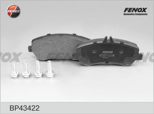 Колодки тормозные MB E-Class (W207) 11-, MB GLK (X204) 08- передние \ FENOX BP43422