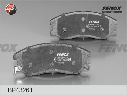 Колодки тормозные Chevrolet Captiva 06-; Opel Antara 06- передние \ FENOX BP43261