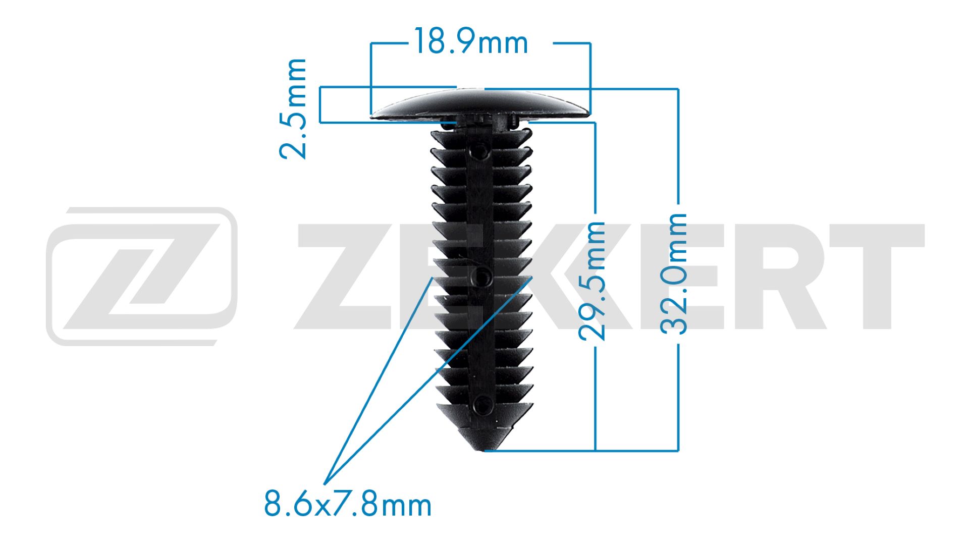 Клипса Zekkert Chrysler, Ford, General Motors, VAG